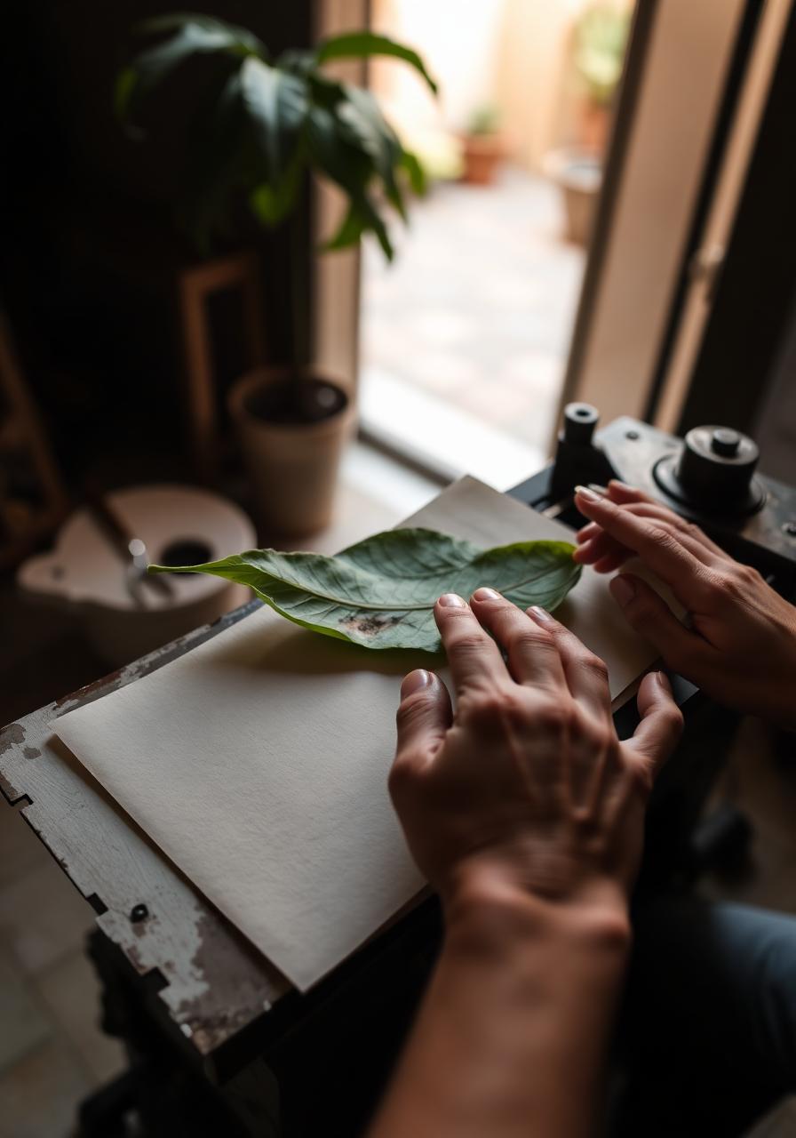 Botanical Printmaking with Local Plants