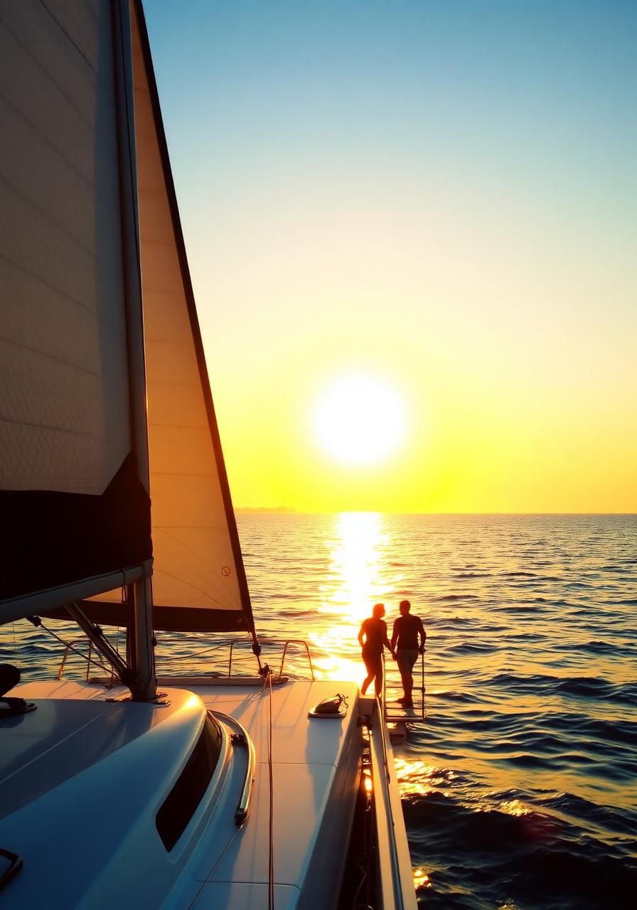 Sunset Catamaran for Two